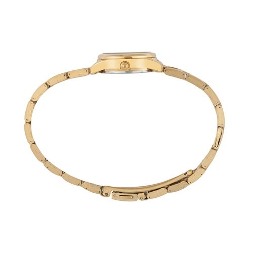 Relógio Feminino Mondaine Dourado Aço Caixa Pequena