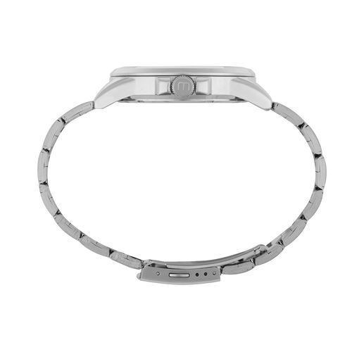 Relógio Masculino Mondaine Mostrador Azul Prata Aço