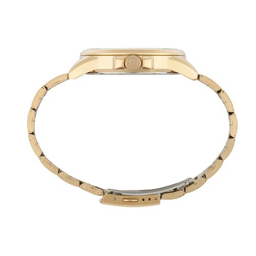 Relógio Masculino Mondaine Dourado Aço Analógico