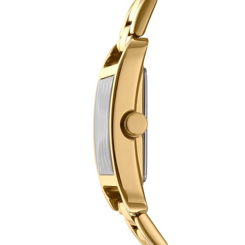 Relógio Feminino Donna Karan Dourado City Maxi