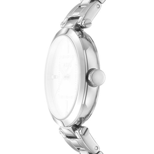 Relógio Feminino DKNY Crosswalk Prata Mostrador Azul Donna Karan