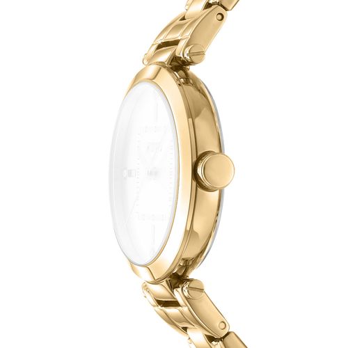 Relógio Feminino DKNY Crosswalk Dourado Mostrador Verde Donna Karan