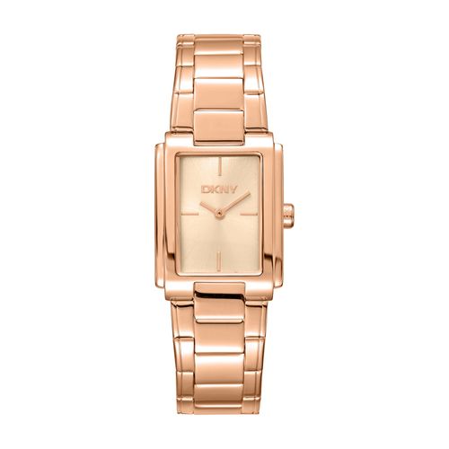 Relógio Feminino Quadrado DKNY Nolita Rose Gold Donna Karan