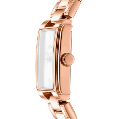 Relógio Feminino Quadrado DKNY Nolita Rose Gold Donna Karan