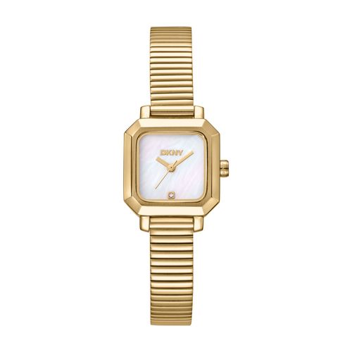 Relógio Feminino DKNY Ellington Dourado Madrepérola Donna Karan