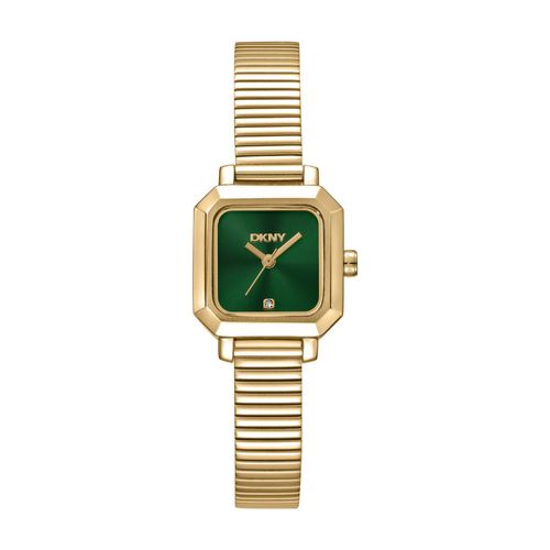 Relógio Feminino DKNY Ellington Dourado Mostrador Verde Donna Karan