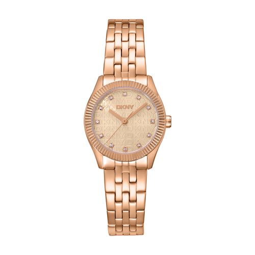 Relógio Feminino DKNY Crosswalk Rose Gold Donna Karan