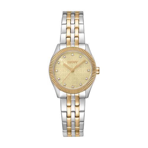 Relógio Feminino DKNY Crosswalk Bicolor Donna Karan