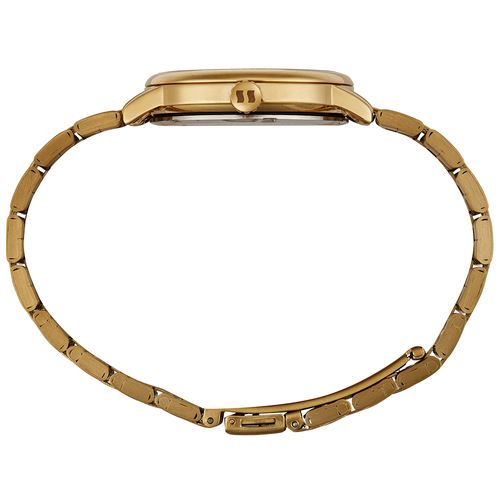 Relógio Masculino Seculus Aço Dourado Numeração Completa