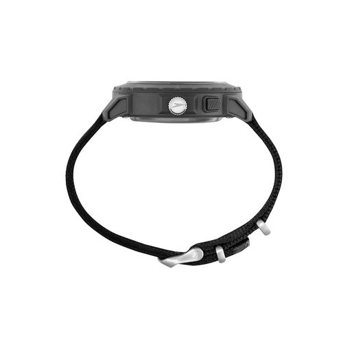 Relógio Speedo Anadigi Esportivo Nylon Laranja e Preto