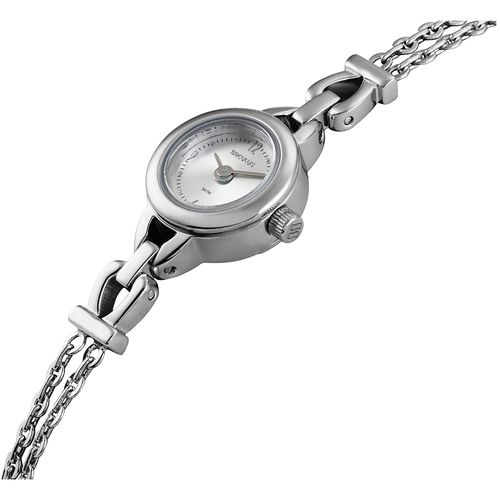 Relógio Feminino Seculus Prata Caixa Micro Corrente