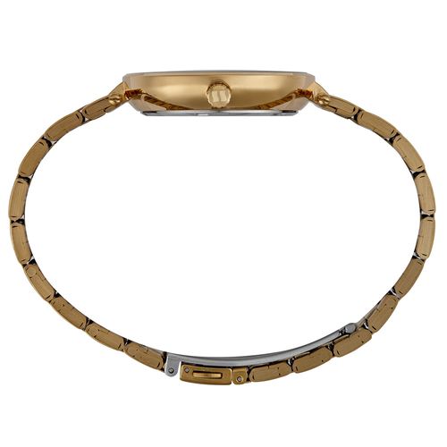 Relógio Feminino Analógico Cristais Visor Amplo Verde