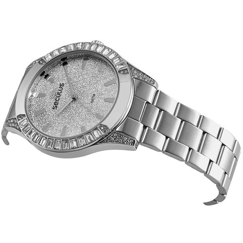 Relógio Feminino Seculus Prata Aço Analógico