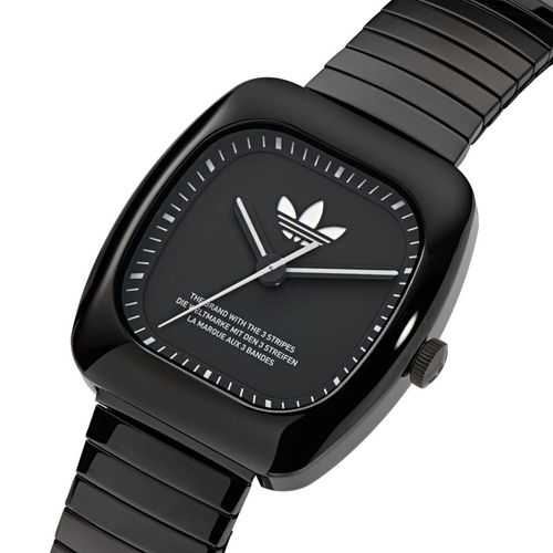 Relógio Adidas Quadrado Retrô Preto