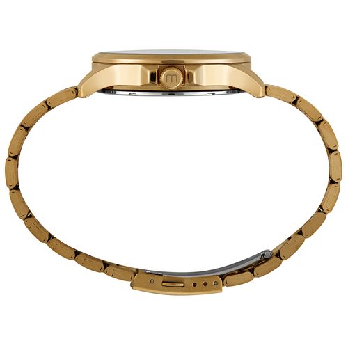 Relógio Mondaine Masculino Preto Dourado em Aço